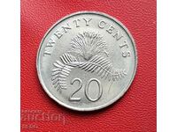 Singapore-20 cents 2006