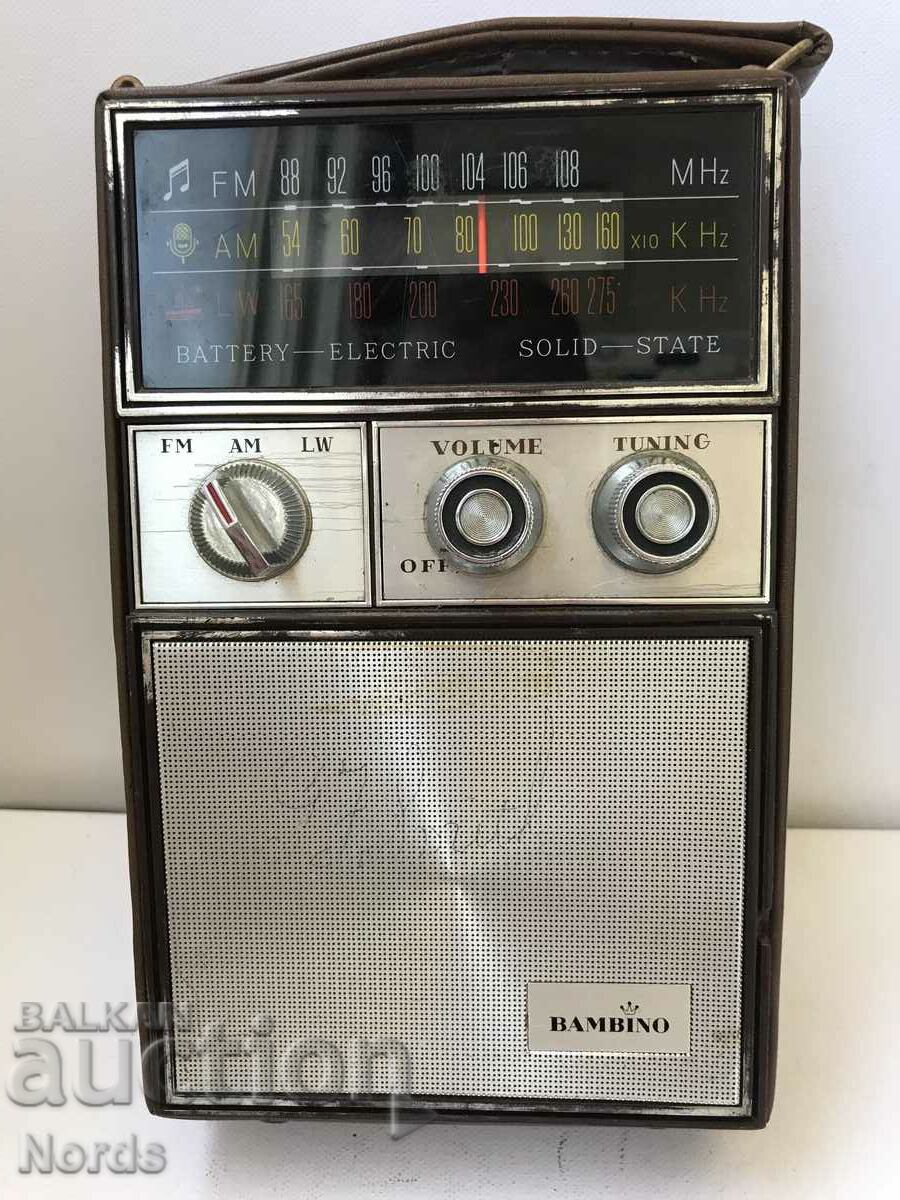 Working vintage radio