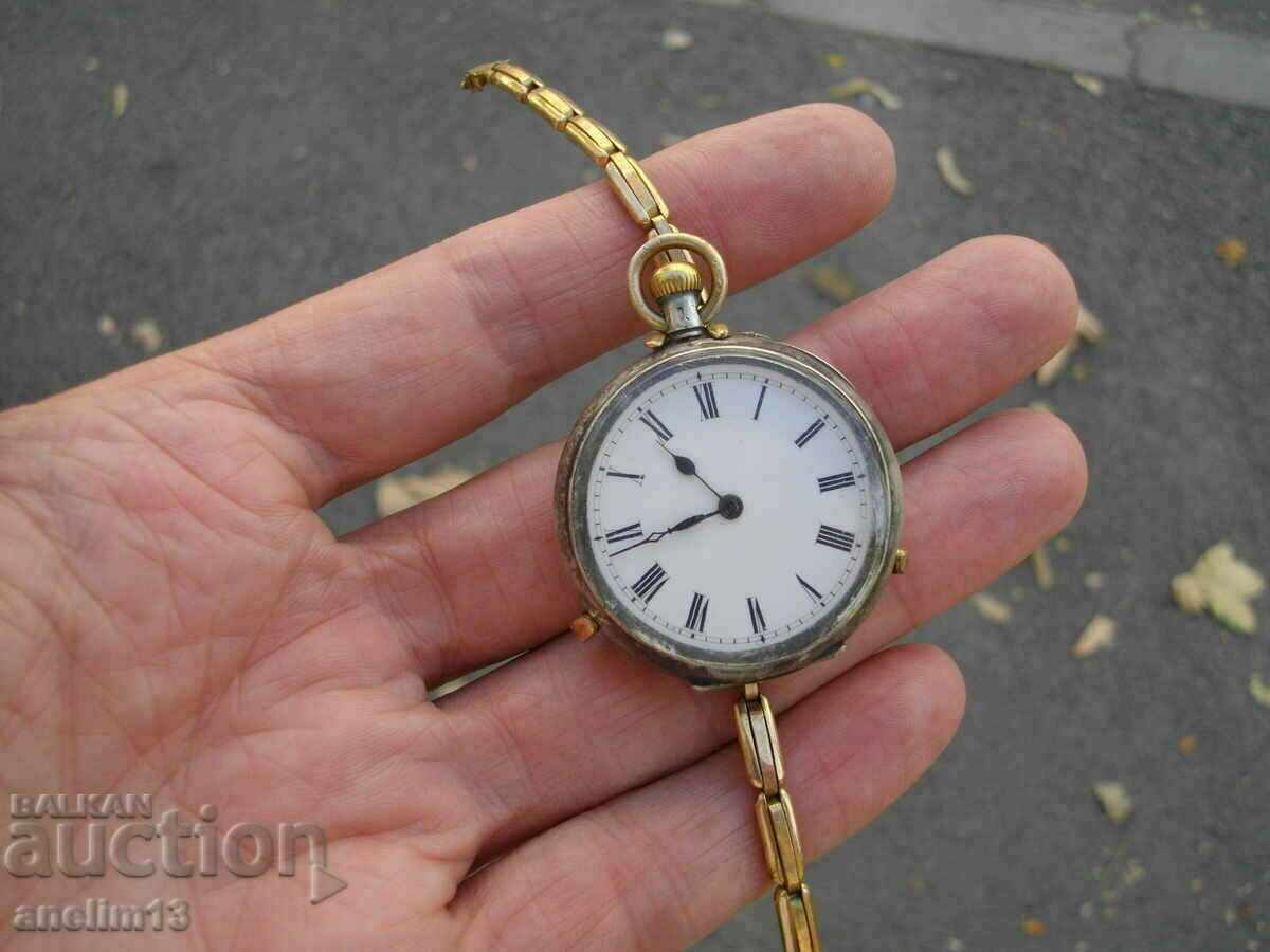 OLD GOLD PLATED WATCH CHAIN