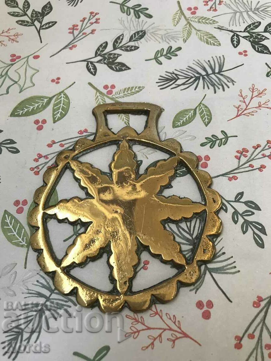 Brass medallion