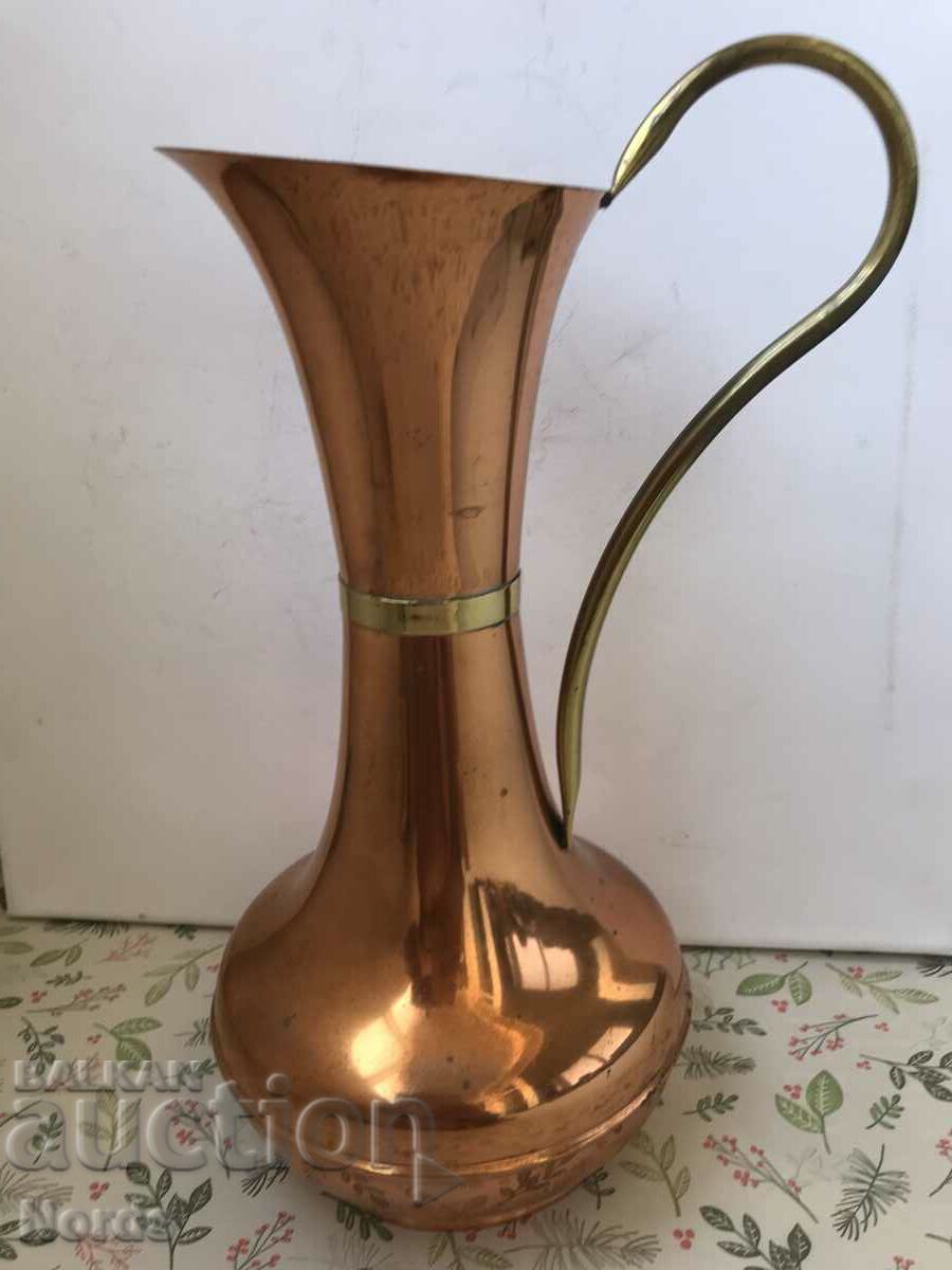 A large copper jug