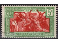 France/Madagascar-1930-Regular-Zebu,MLH