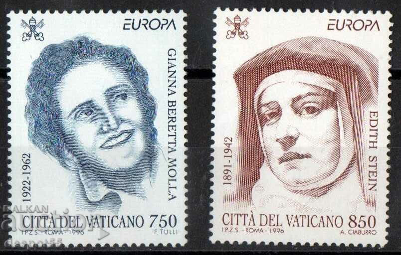 1996. Vaticanul. Europa - Femei celebre.