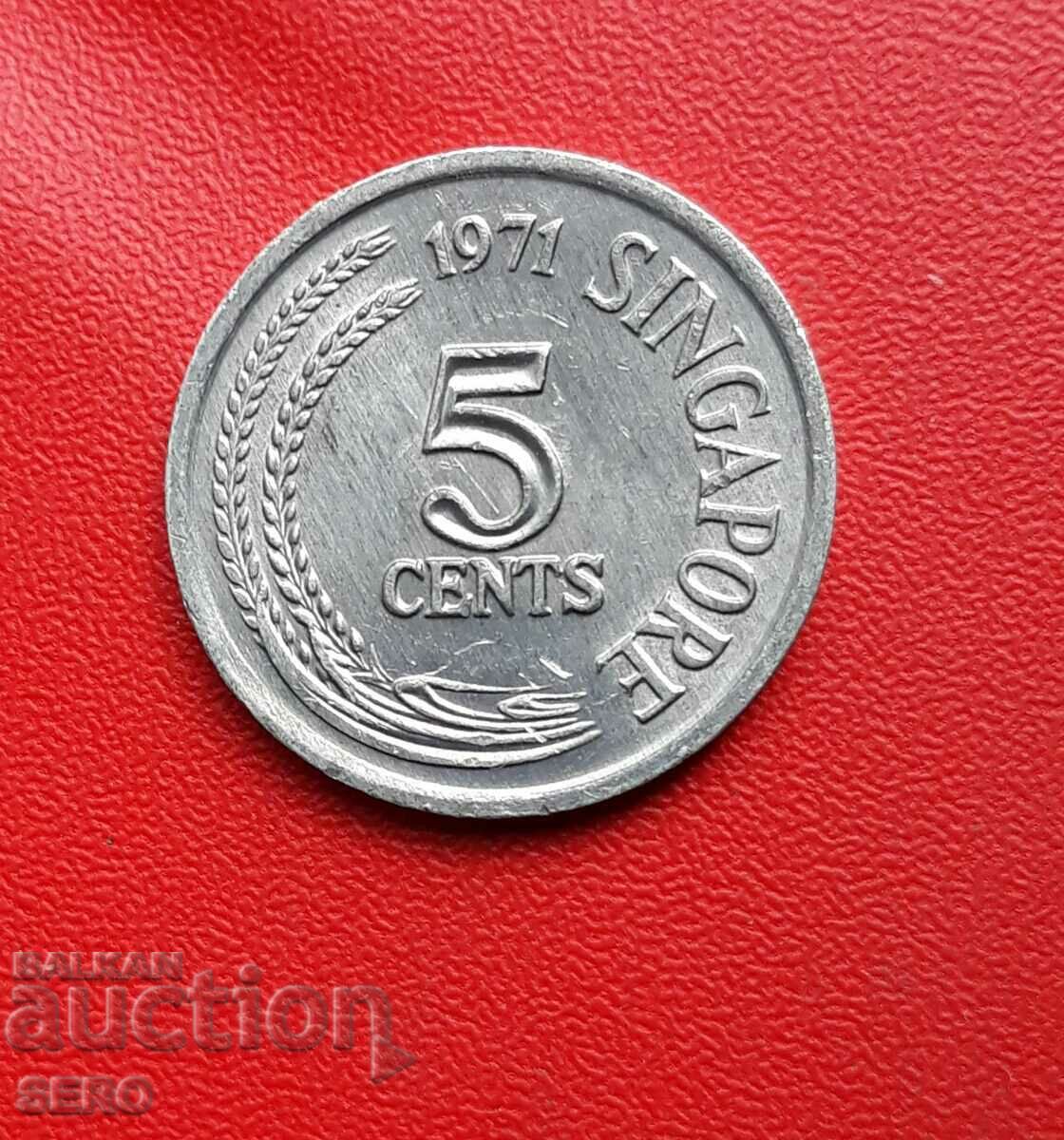 Singapore-5 Cent 1971 F.A.O