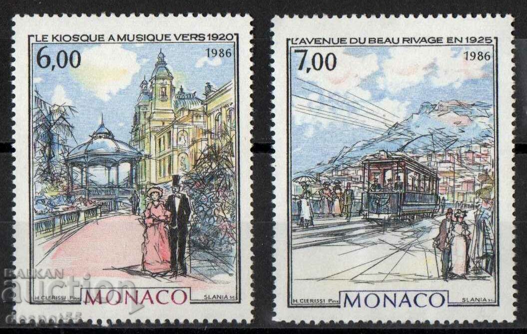 1986. Monaco. Paintings by Hubert Clerici.