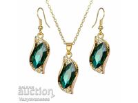 LU24 Beautiful Luxury Gift Jewelry Set 3 Pieces Earrings