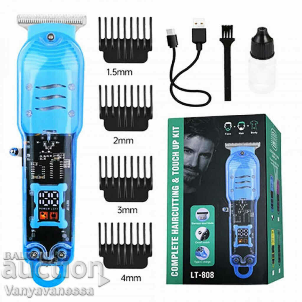 Rechargeable trimmer for cutting and styling ML-808