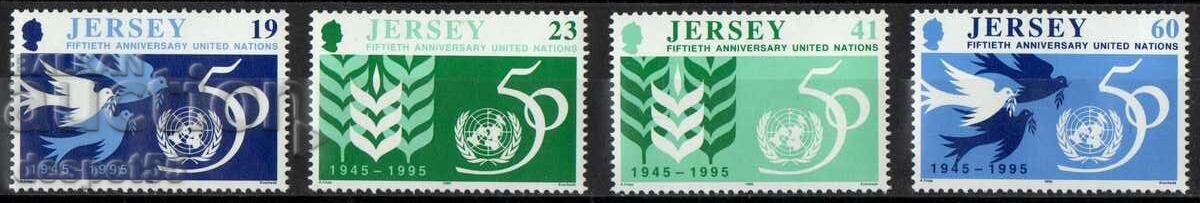 1995. Τζέρσεϊ. 50 χρόνια από την ίδρυση των Ηνωμένων Εθνών.