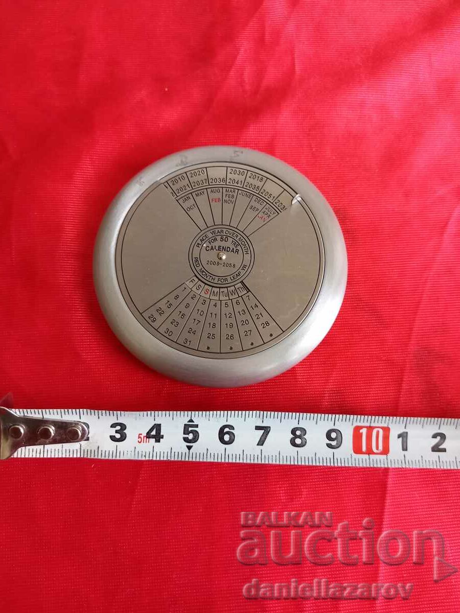 Delivery of Metal ETERNAL Calendar for 50 years to come Delivery of Metal ETERNAL Calendar for 50 years to come