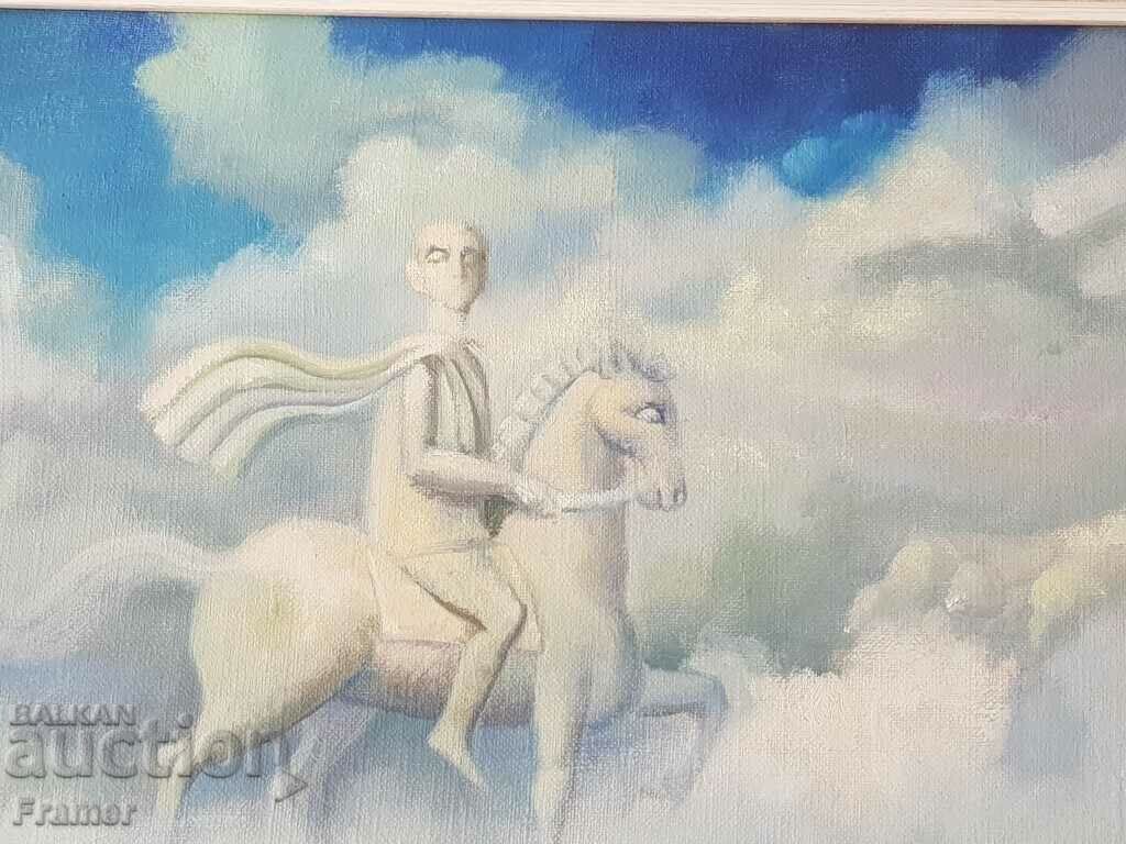 Auction Maya Gorova 1998 Thracian Mound Oil painting Auction Maya Gorova 1998 Thracian Mound Oil painting