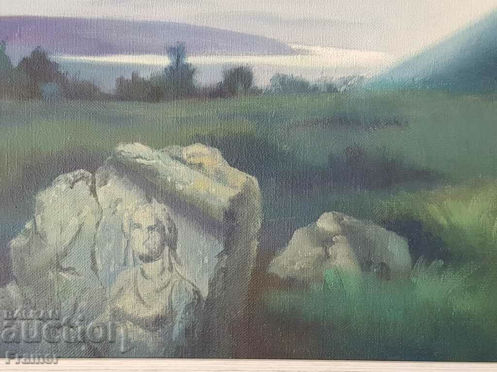 Delivery of Maya Gorova 1998 Thracian Mound Oil painting Delivery of Maya Gorova 1998 Thracian Mound Oil painting