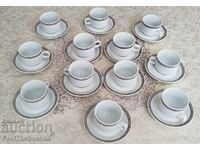 Set of cups and saucers Bavaria Germany 50 Zeh Scherze