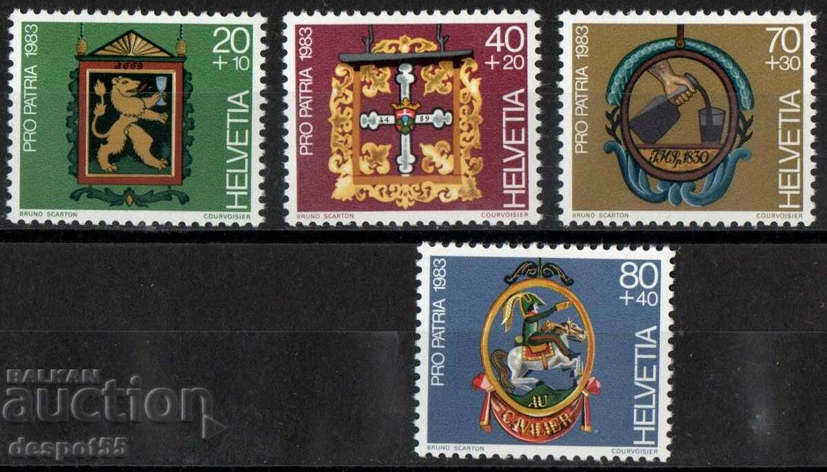 1983. Elveţia. Pro Patria - Semne.