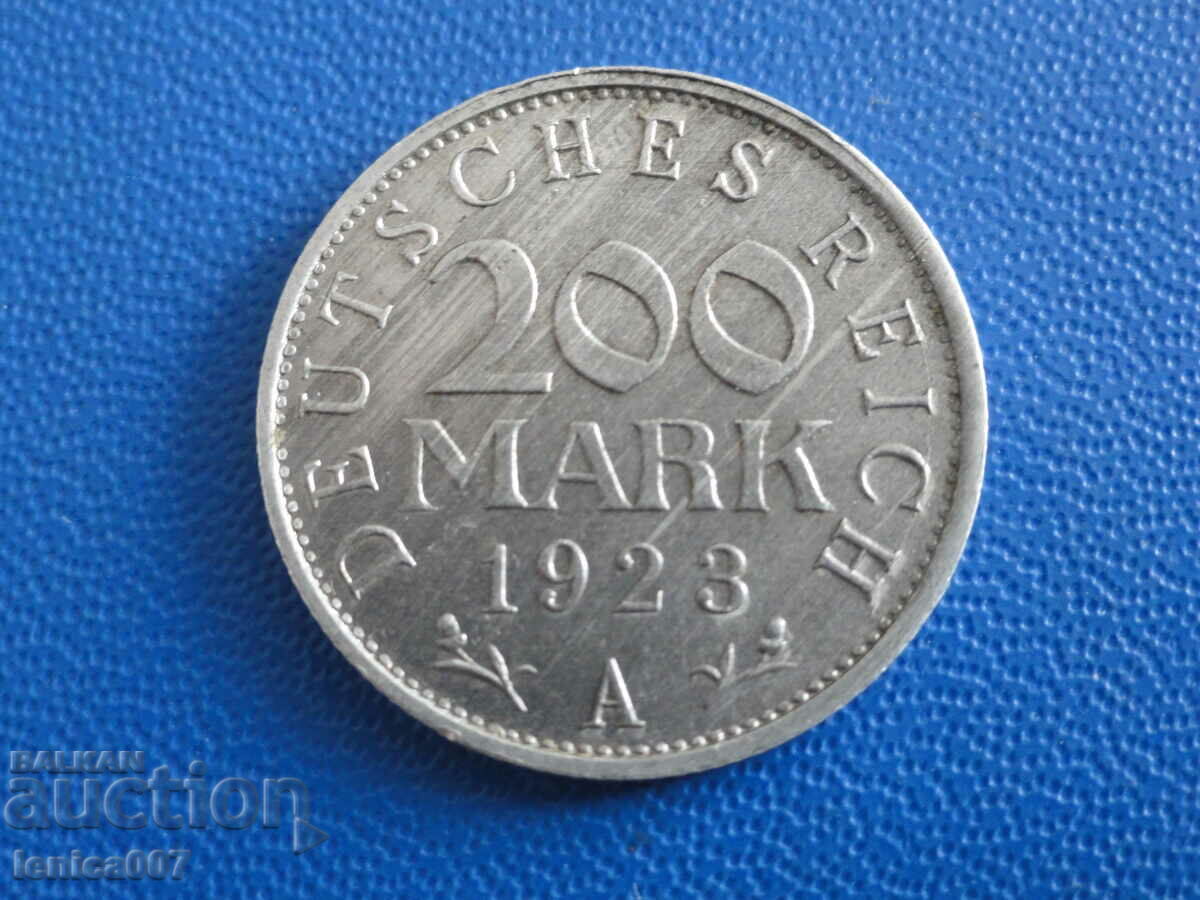 Auction Germany 1923 - 200 marks (A) Auction Germany 1923 - 200 marks (A)