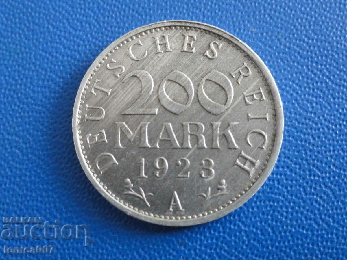 Germany 1923 - 200 marks (A) - 5 Germany 1923 - 200 marks (A) - 5