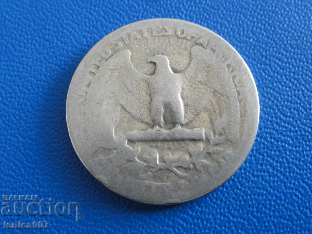 Παράδοση ΗΠΑ 1941 - Τέταρτο δολάριο (S) Παράδοση ΗΠΑ 1941 - Τέταρτο δολάριο (S)