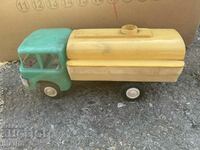 Old SOC. Bulgarian plastic toy tank truck