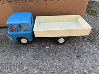 Old SOC. Bulgarian plastic toy tank truck