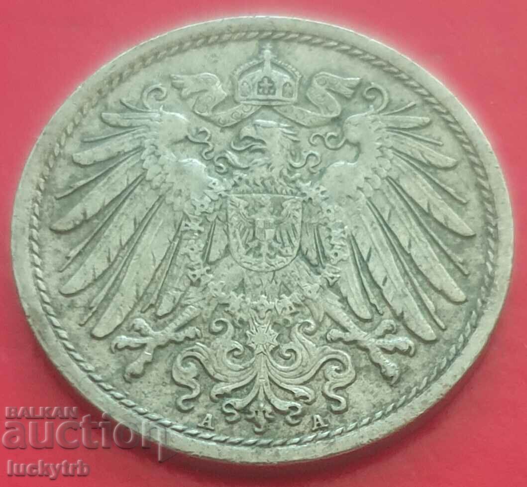 10 Pfennig 1915 "A" - Germany with price 4.00 BGN | € 2.05 10 Pfennig 1915 "A" - Germany with price 4.00 BGN | € 2.05