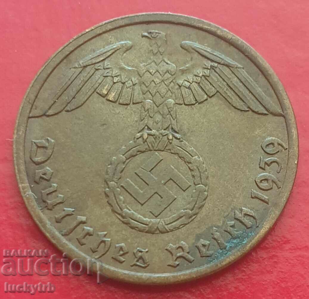 1 Reichspfennig 1939 "A" - Germany with price 2.40 BGN | € 1.23 1 Reichspfennig 1939 "A" - Germany with price 2.40 BGN | € 1.23