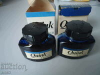 Two old Parker Parker ink bottles