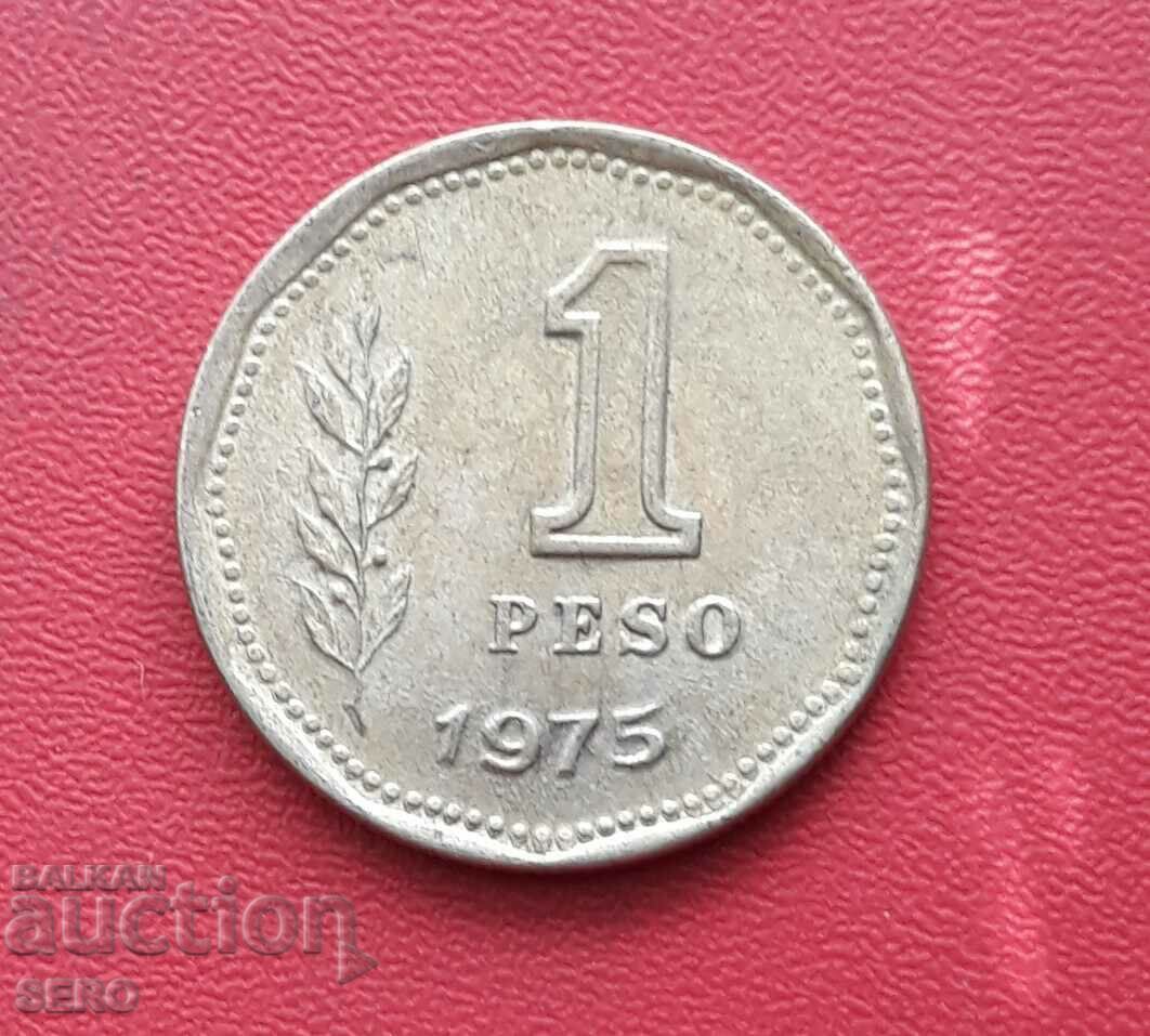 Argentina-1 peso 1975