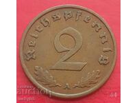 2 Pfennig Reich 1937 "A" - Germania