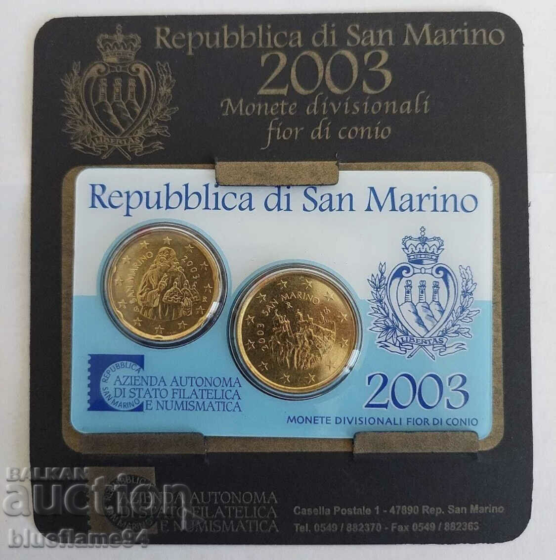 Euro set San Marino 2003