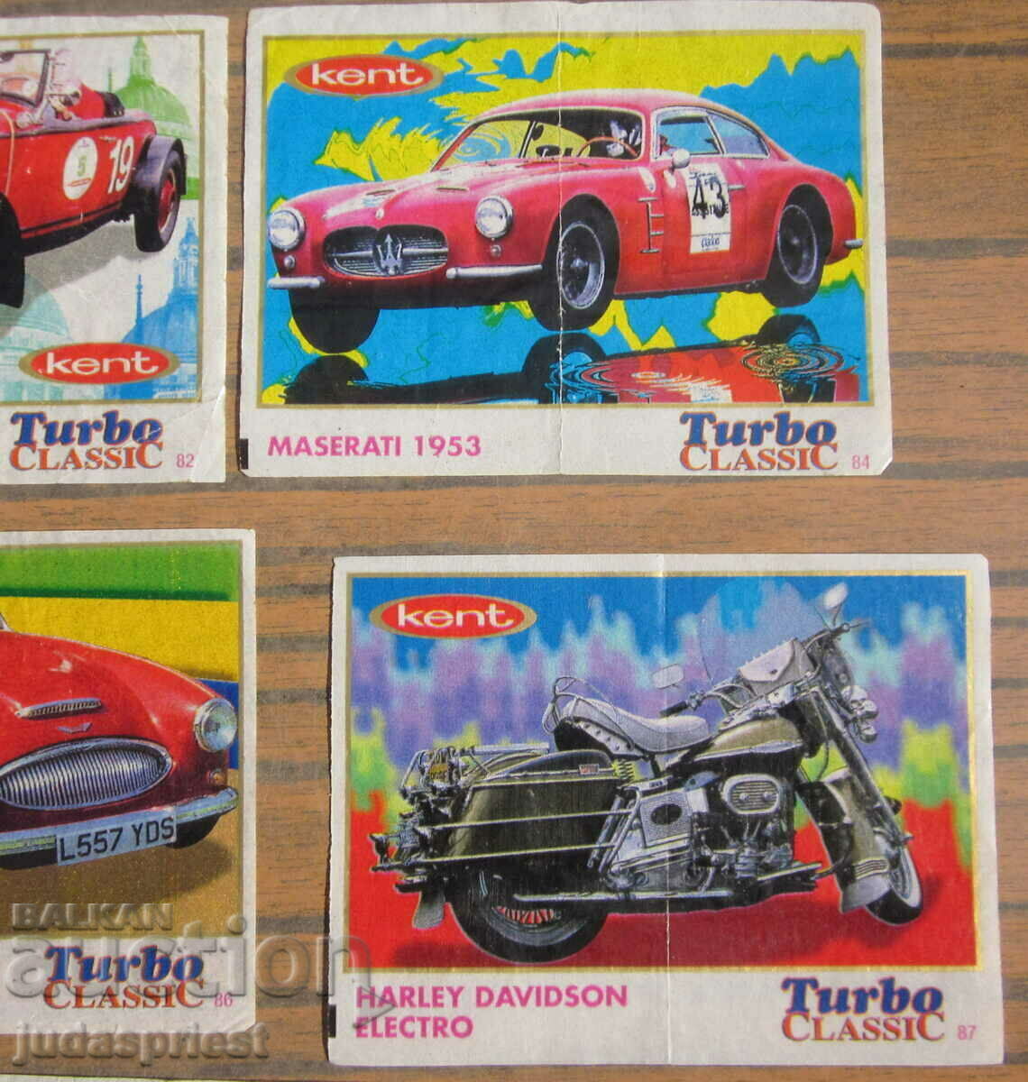 Παράδοση ρετρό εικόνες της κλασικής τσίχλας turbo turbo