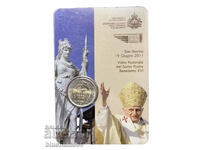 Card cu monede San Marino 2011 de 2 euro