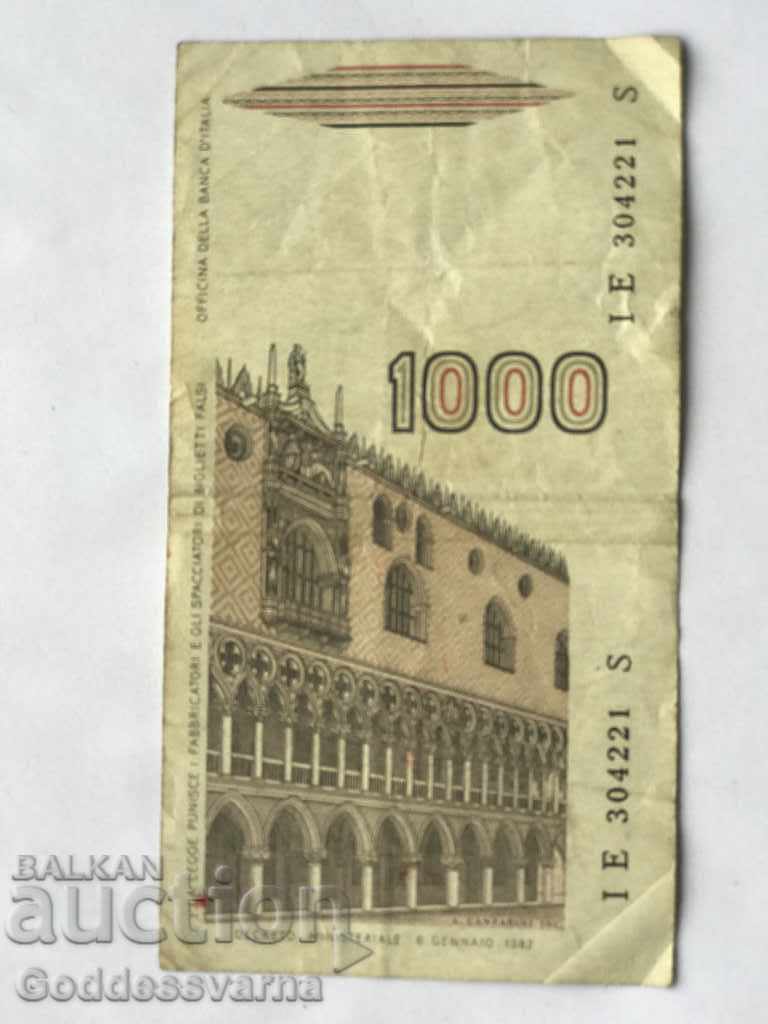 Italy 1000 lire 1982 Pick 109 Ref XXXX