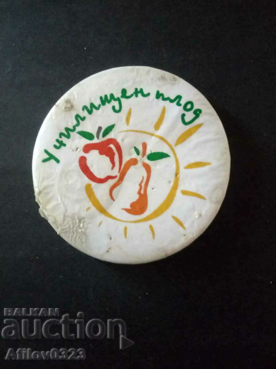 School fruit badge.