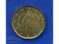 20 Eurocent San Marino 2002