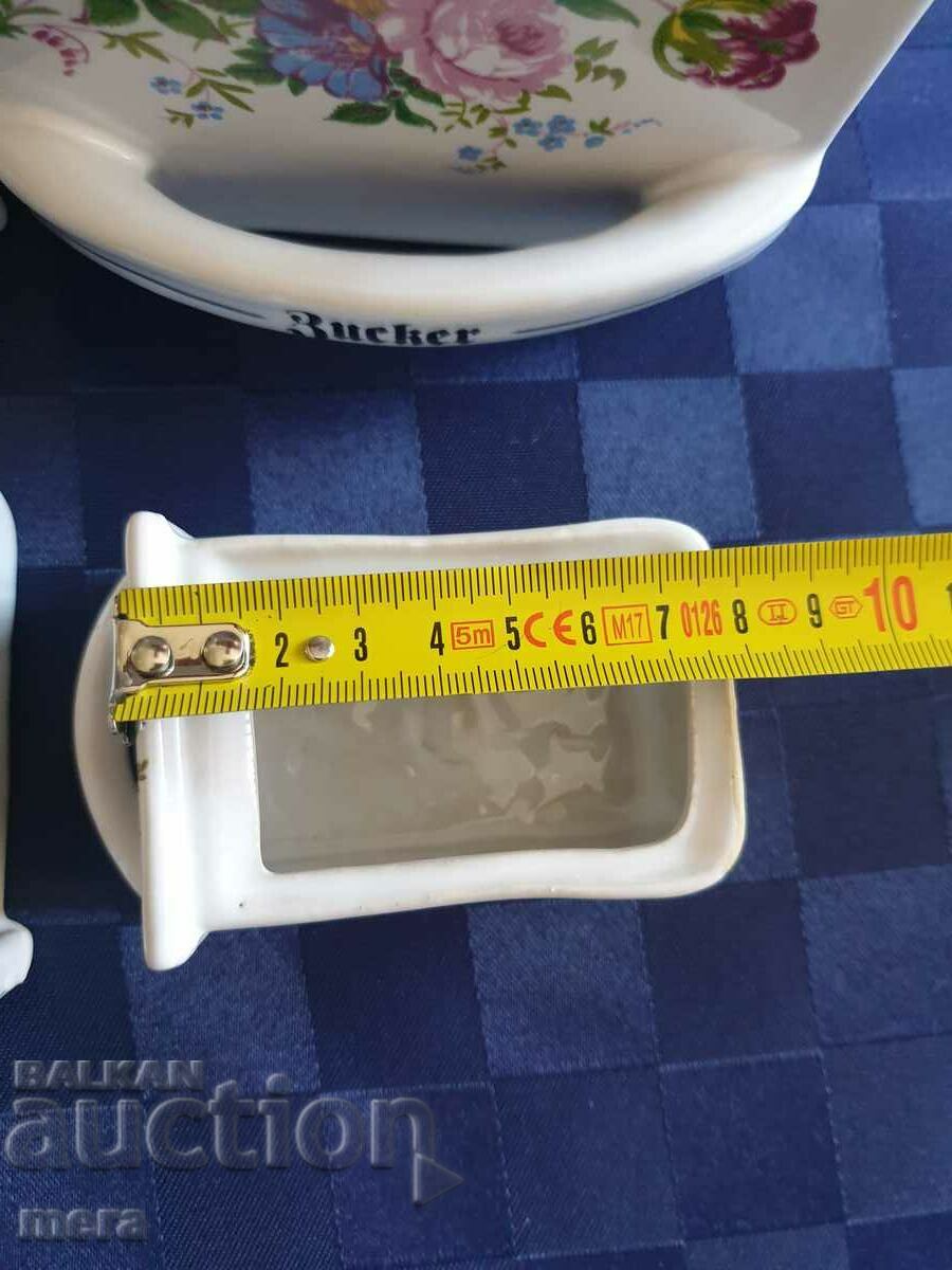 Αντικέ ντουλάπι μπαχαρικών με πορσελάνινα συρτάρια - 5