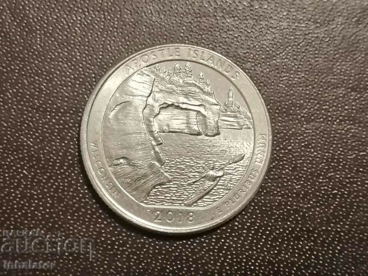 2018 R 25 cent Wisconsin