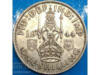 Great Britain 1 Shilling 1944 George VI Silver