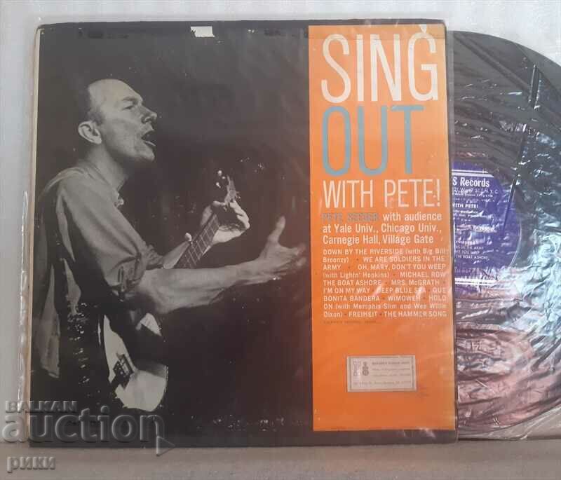 Pete Seeger ‎– Sing Out With Pete 1961