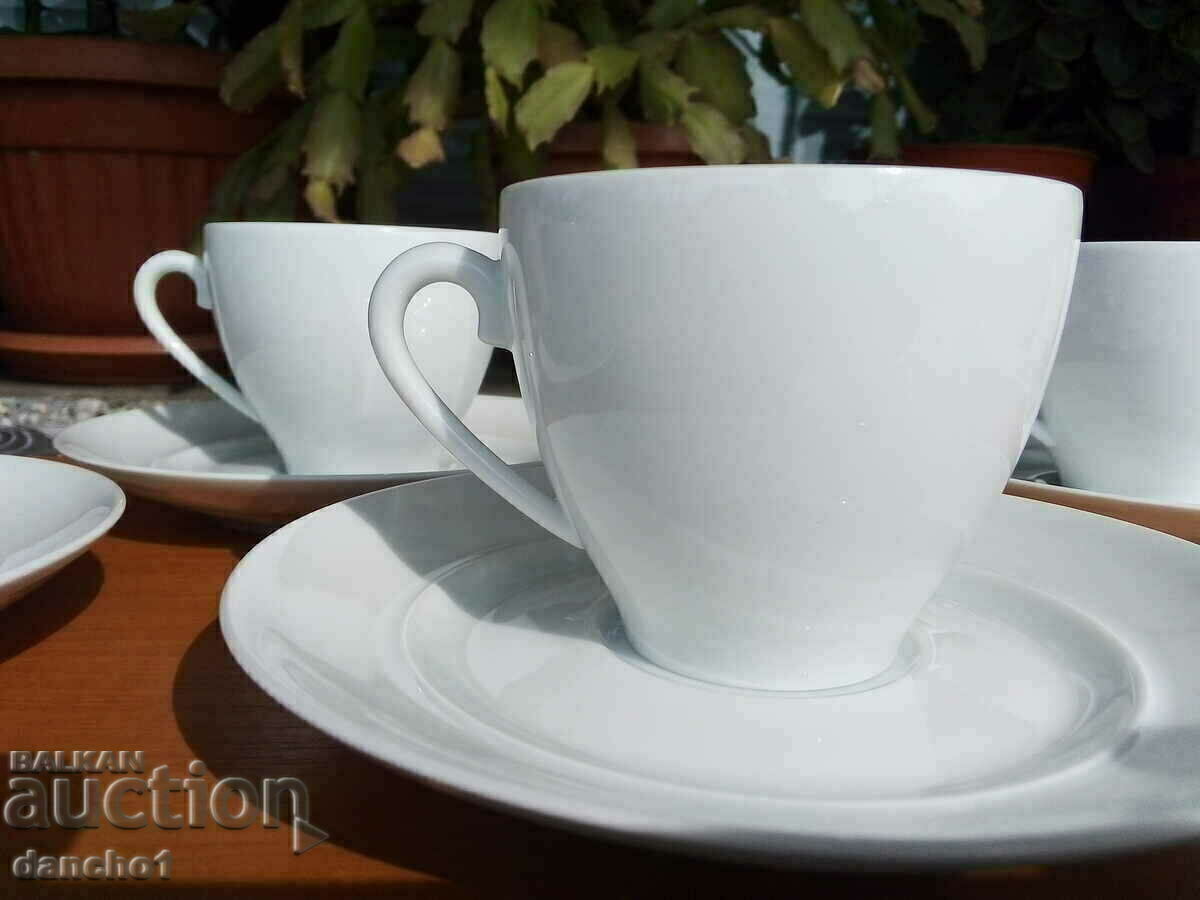 Limoges coffee cups with price € 28.12 | 55.00 BGN