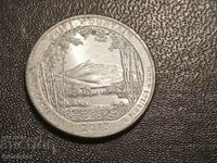 2013 D 25 Cent New Hampshire