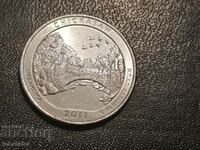 2011 R 25 cents Oklahoma