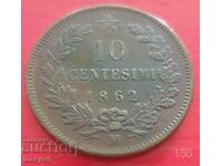 10 centesimi 1862 - Italy