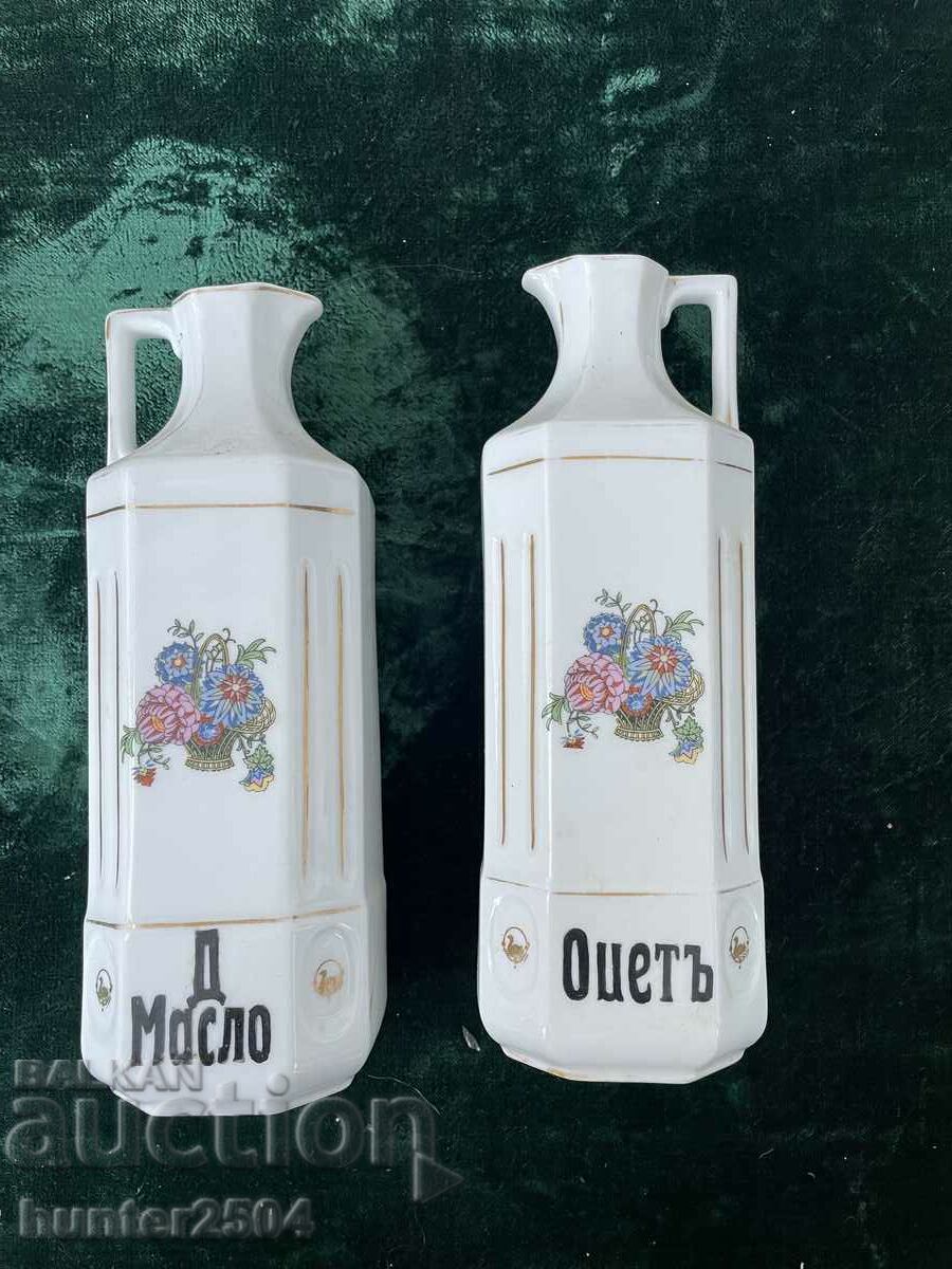 Μπουκάλια μπαχαρικών 22 cm, Τσεχοσλοβακία Μπουκάλια μπαχαρικών 22 cm, Τσεχοσλοβακία