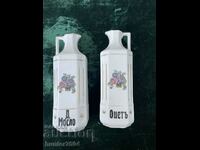 Spice bottles 22 cm, Czechoslovakia