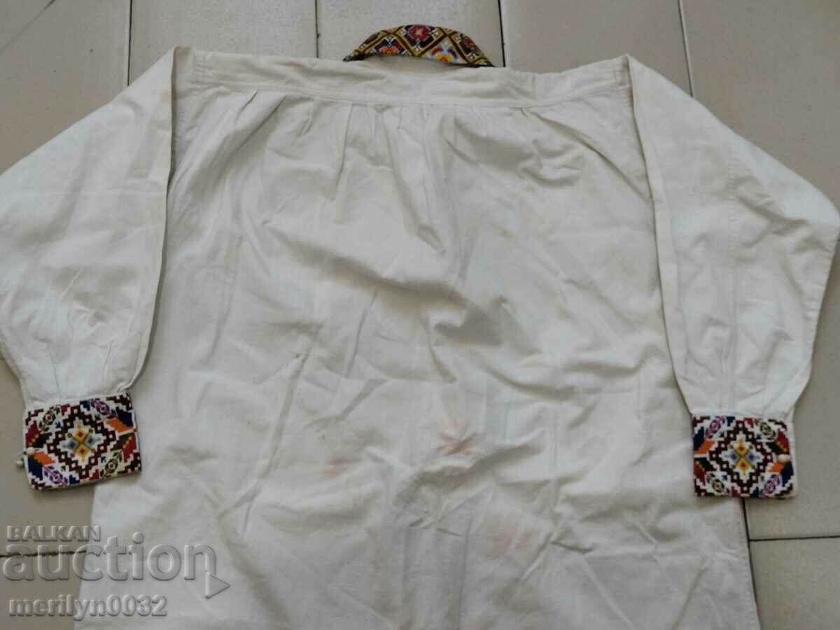 Men's woven shirt Bulgarian embroidery folk costume embroidery with price 259.00 BGN | € 132.42 Men's woven shirt Bulgarian embroidery folk costume embroidery with price 259.00 BGN | € 132.42