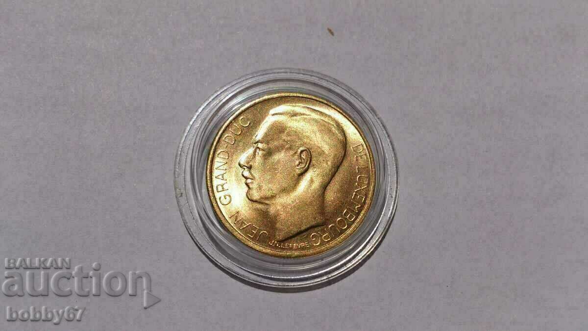 1964 20 Franc Gold Coin - Luxembourg - UNC