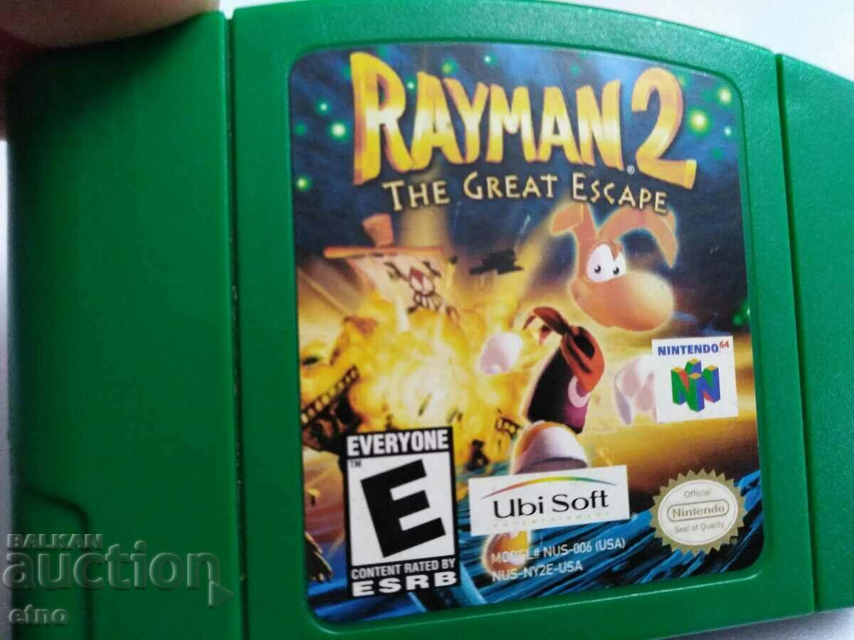 NINTENDO 64, 1995, Cartuș de joc japonez, Consolă, Jucărie cu preț 45.00 BGN | € 23.01