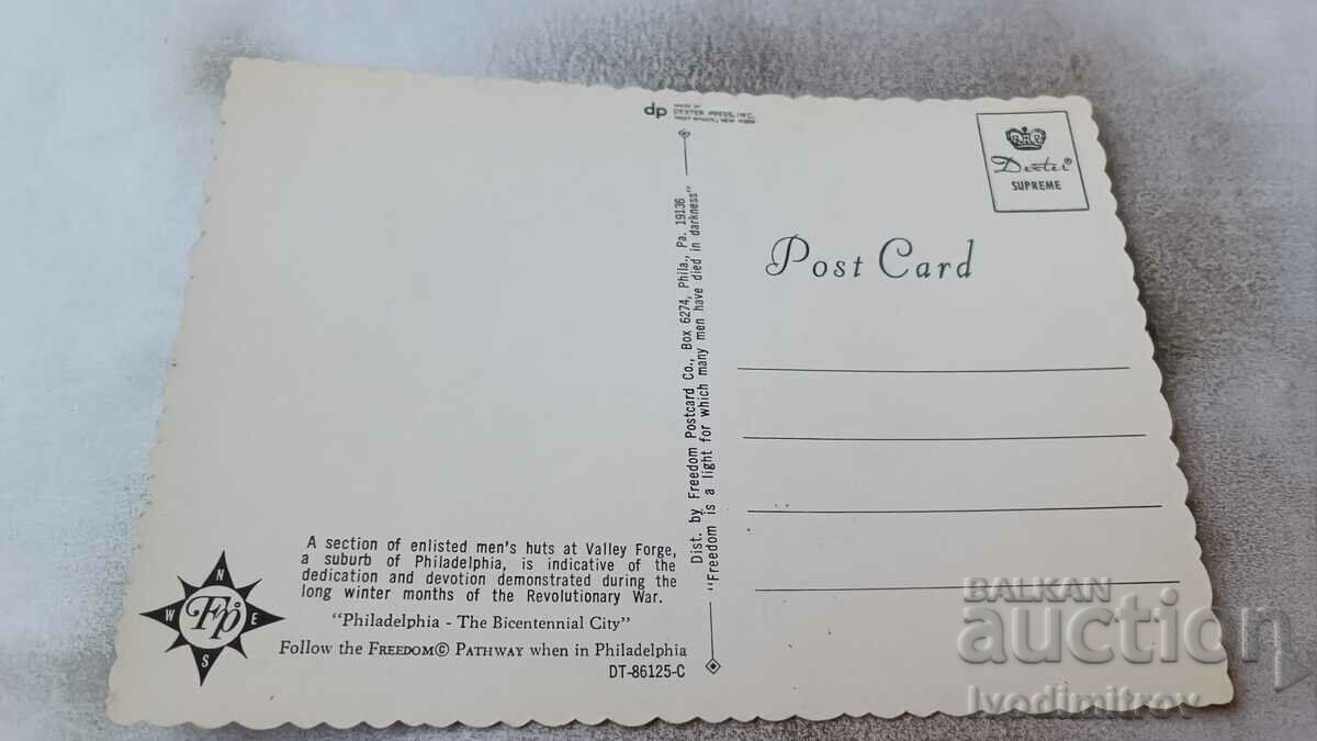 Valley Forge, Pa. postcard with price 0.85 BGN | € 0.43