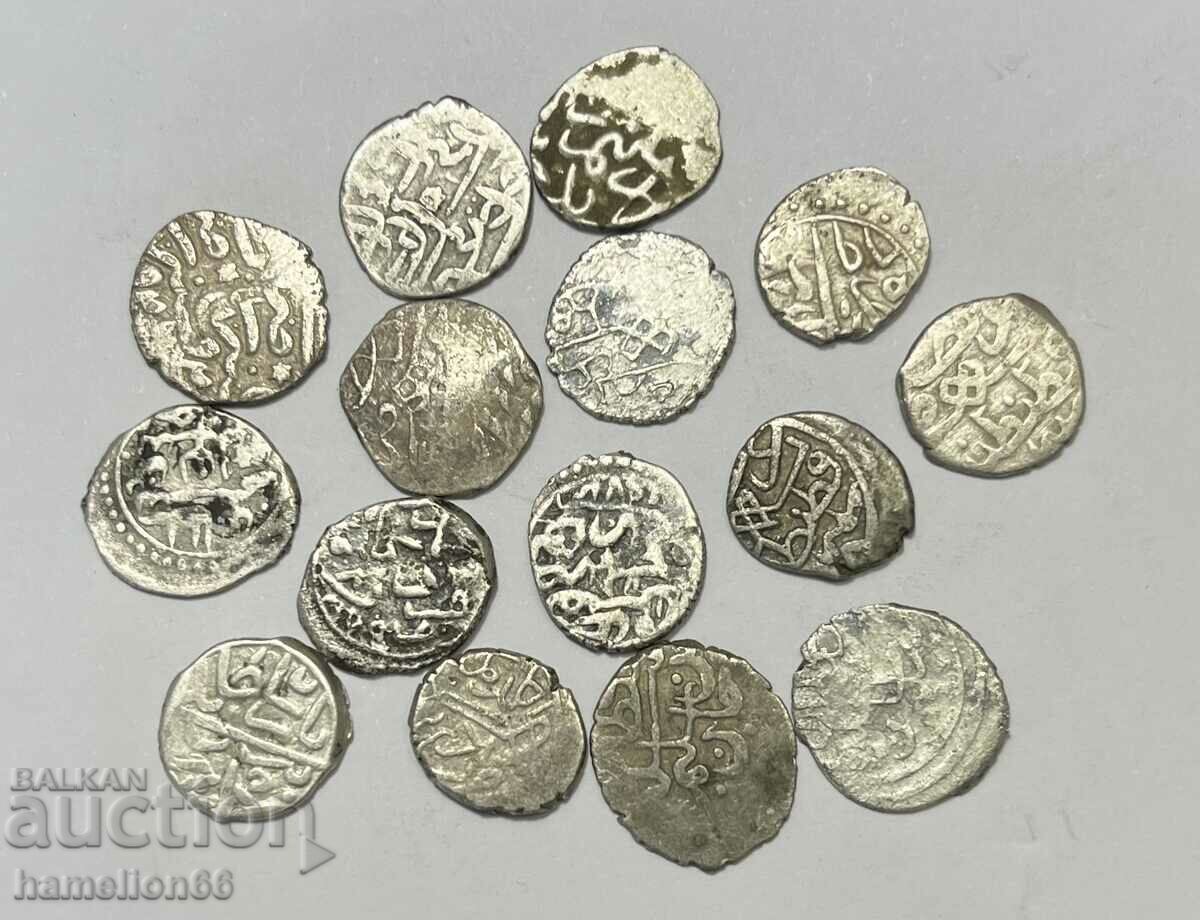 Lot of Turkish coins. Silver, coins