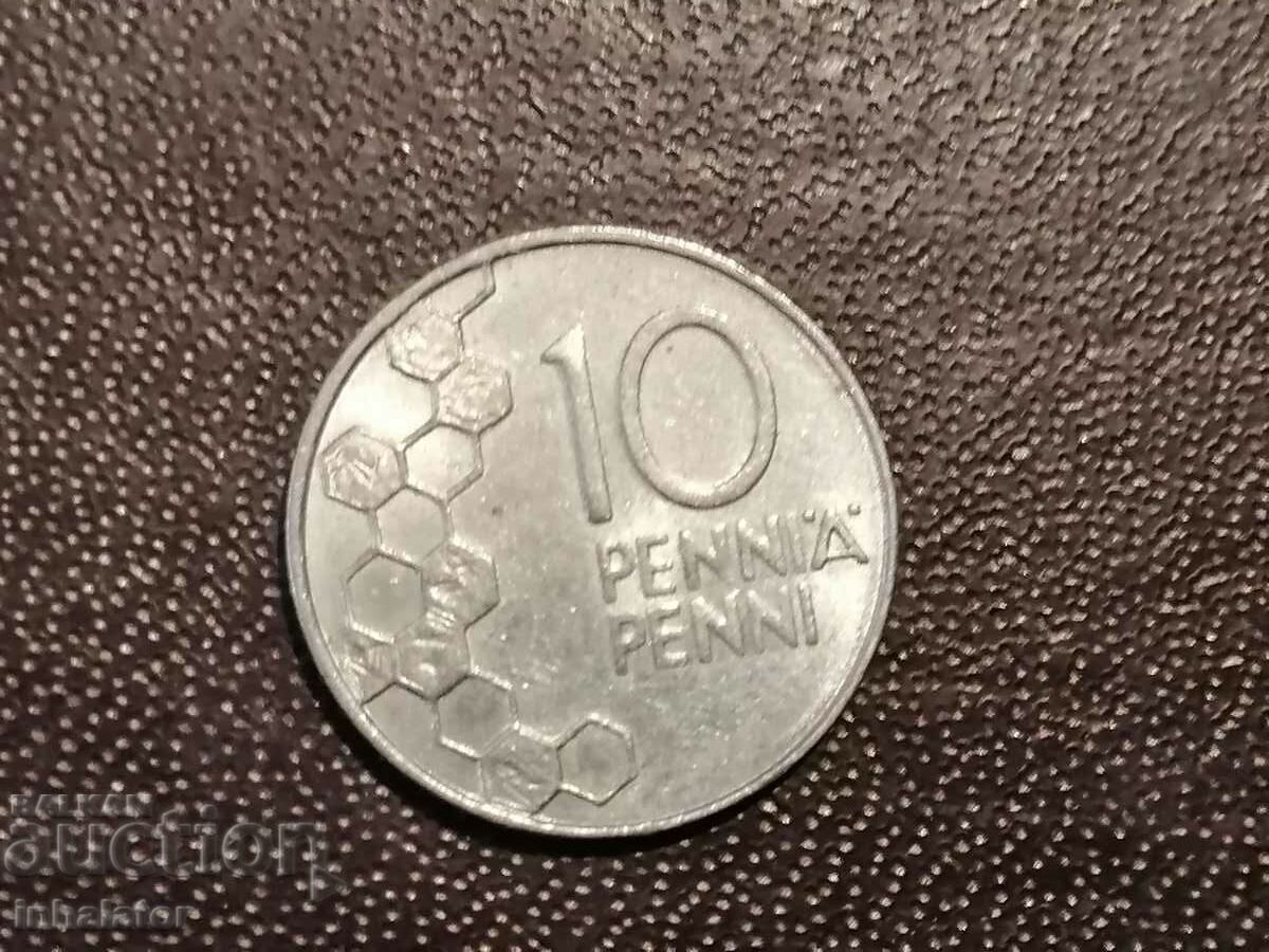 1990 10 pence Finlanda