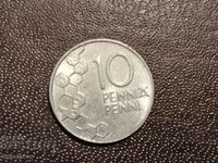 1990 10 pence Finland